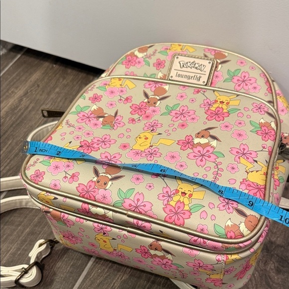 Pokemon Loungefly Floral Sakura Pikachu Evee Backpack